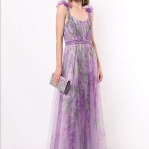 Marchesa watercolor dress